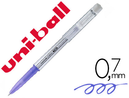 ROLLER UNIBALL TSI ENCRE GEL EFFAABLE POINTE MOYENNE TRAC 0.7MM COLORIS VIOLET