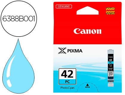 CARTOUCHE CANON JET D'ENCRE CLI-42PC CANON PIXMA PRO-100/100S COLORIS CIAN PHOTO 290P