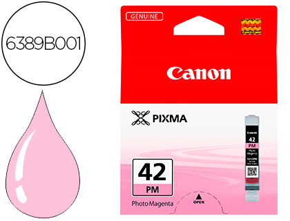 CARTOUCHE CANON JET D'ENCRE CLI-42PM CANON PIXMA PRO-100/100S COLORIS MAGENTA PHOTO 290P
