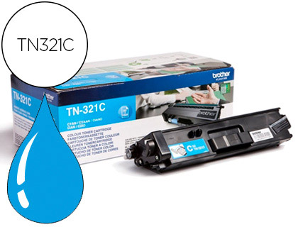 TONER LASER BROTHER TN321C COULEUR CYAN 1500P
