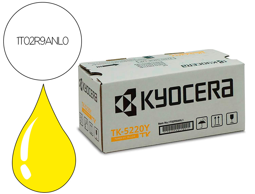 TONER KYOCERA MITA TK-5230Y JAUNE 2200 PAG