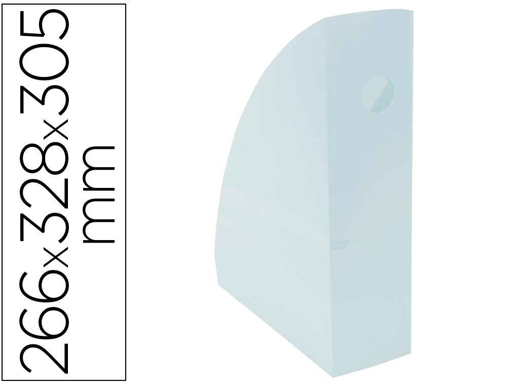 PORTE REVUES EXACOMPTA MAG-CUBE POUR DOCUMENTS A4    PASTEL BLEU PASTEL