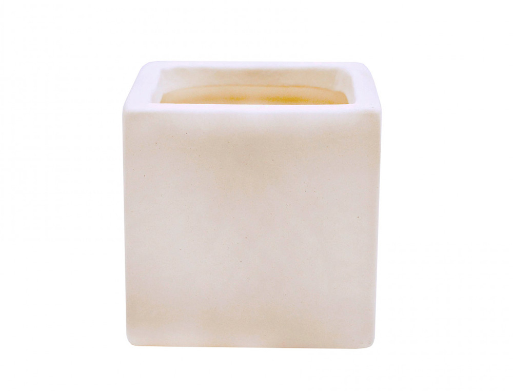 POT EN CERAMIQUE SODERTEX CARR 7 X 7 X 7 CM - 6 PCS     1 COLORIS