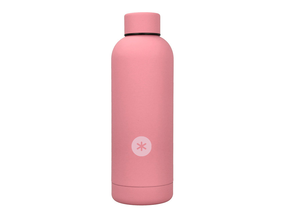 BOUTEILLE ISOTHERME ANTARTIK ACIER INOXYDABLE SANS BPA     500ML COLORIS ROSE