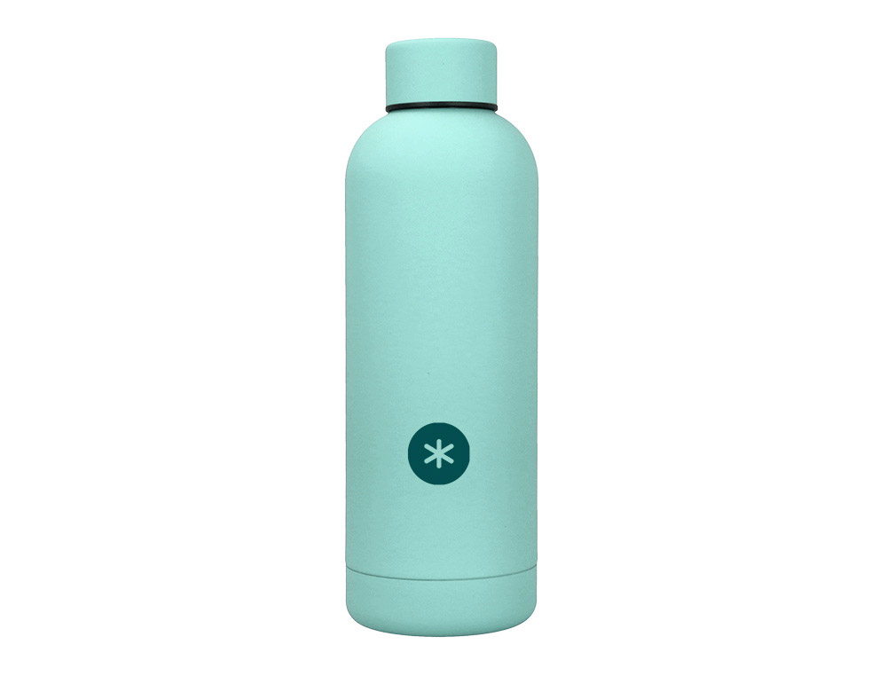 BOUTEILLE ISOTHERME ANTARTIK ACIER INOXYDABLE SANS BPA     500ML COLORIS MENTHE