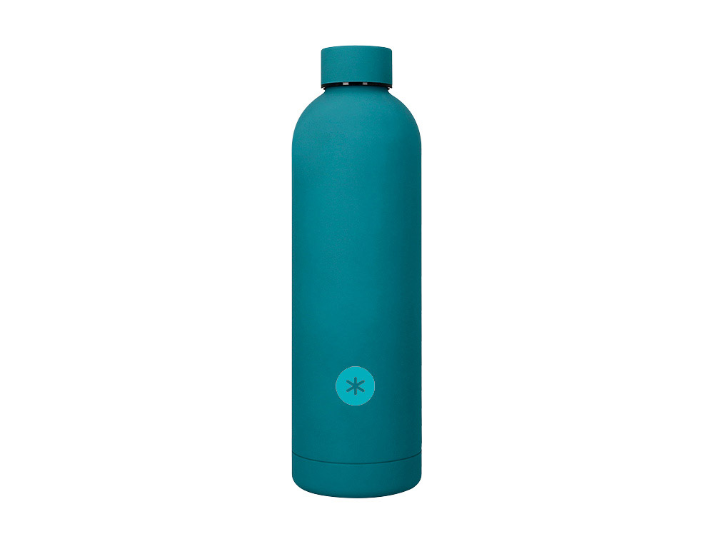 BOUTEILLE ISOTHERME ANTARTIK ACIER INOXYDABLE SANS BPA     750ML COLORIS TURQUOISE