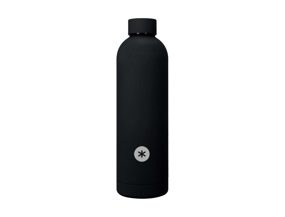 BOUTEILLE ISOTHERME ANTARTIK ACIER INOXYDABLE SANS BPA     750ML COLORIS NOIR