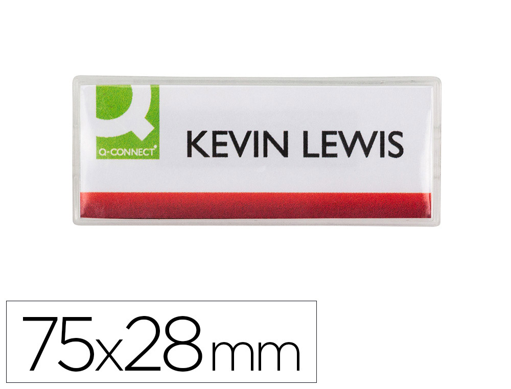 BADGE Q-CONNECT CLIP MAGNETIQUE OUVERTURE          SUPERIEURE 75X28MM