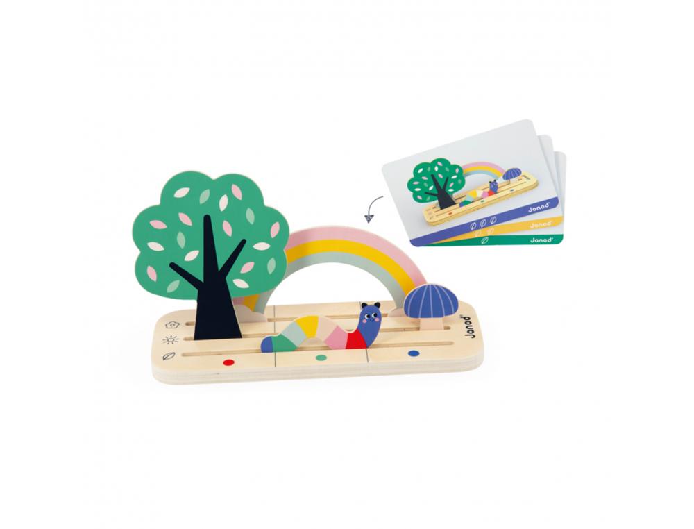SYMETRIE ET SPATIALISATION AKROS SE REPERER DANS L       ESPACE LE JARDIN JEU EDUCATIF MATERNELLE 3 NIV 8