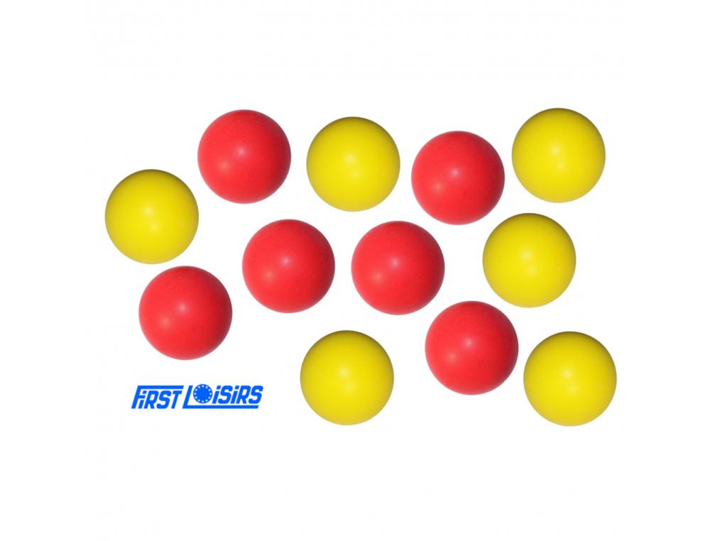 BALLES D EVEIL FIRST LOISIRS BALLES MOUSSES 4 CM LOT DE 12