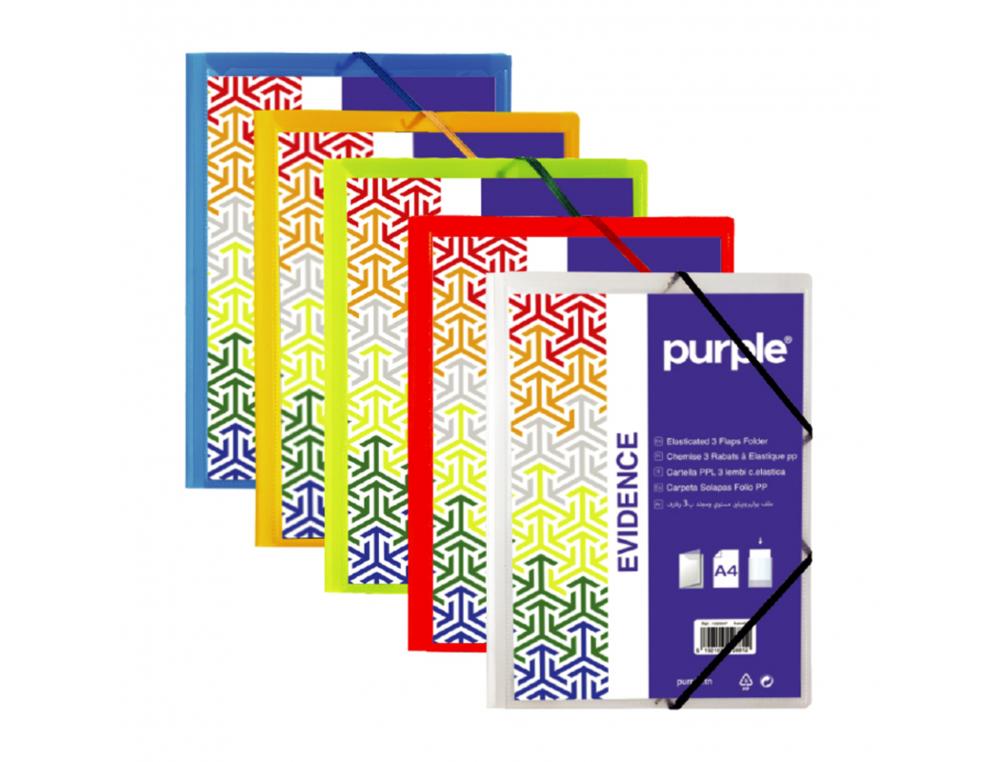 CHEMISE 3 RABATS PERSONNALISABLES OFFICE PLAST POLYPRO 6 COLORIS ASSORTIS