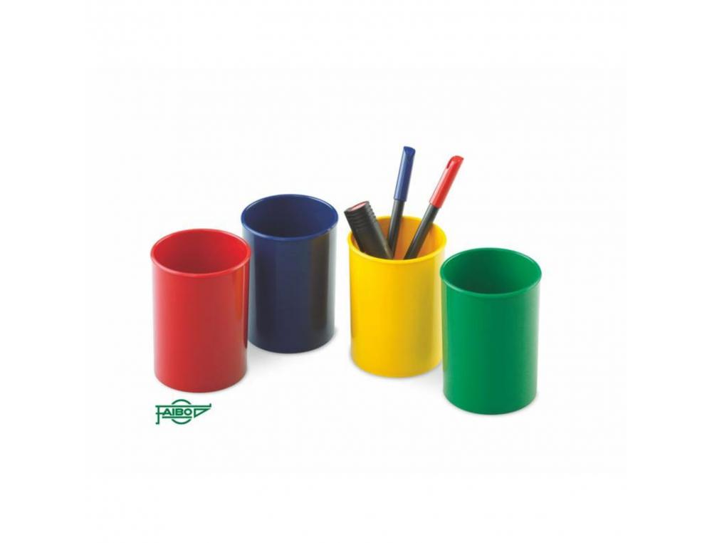 POT A CRAYON FAIBO POLYSTYRENE RESISTANT         7.8X10CM COLORIS JAUNE OPAQUE