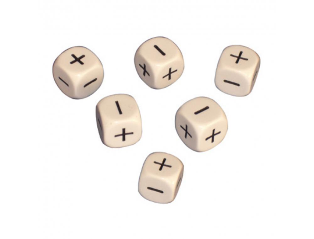 JEU DE 6 DES CULTURE CLUB ADDITION ET SOUSTRACTION 16   MM