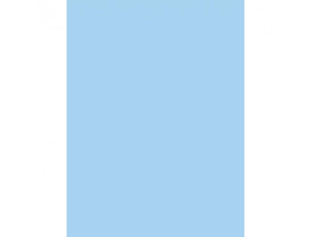PAPIER AFFICHE CLAIREFONTAINE 60X80CM 90G COLORIS BLEU      CLAIR PAQUET 25 FEUILLES