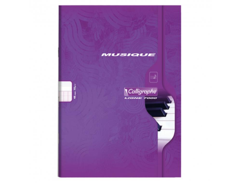 CAHIER MUSIQUE CONQUERANT 21X29,7CM 48P SEYES/PORTEE