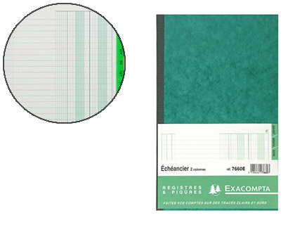MANIFOLD EXACOMPTA PIQU 195X320MM 80 PAGES CHANCIER