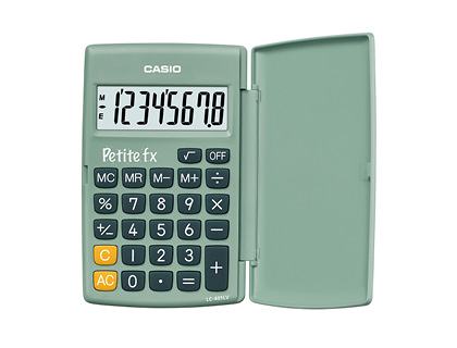 CALCULATRICE CASIO SCIENTIFIQUE FX4 GRAND CRAN SPCIAL ENFANTS MMOIRE 120X75X10.7MM 70G COLORIS VERT   CSBTSPFXV