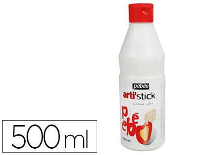 PEINTURE PBO ARTI'STICK PELLICULABLE REPOSITIONNABLE COLORIS VIFS TRANSPARENTS BLANC BIDON 500ML