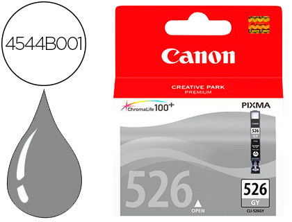 CARTOUCHE CANON JET D'ENCRE 4544 B001-CLI526GY COULEUR GRIS 1515P