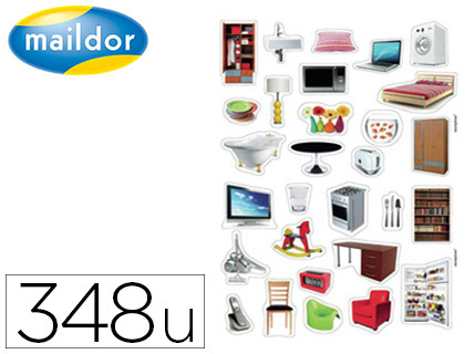 GOMMETTE MAILDOR REPOSITIONNABLE OBJETS MAISON SACHET 348 UNITÉS