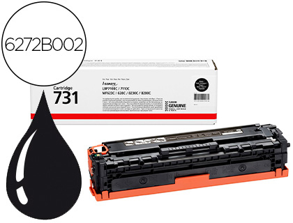 TONER LASER CANON 6272B002 COULEUR NOIR 1400P