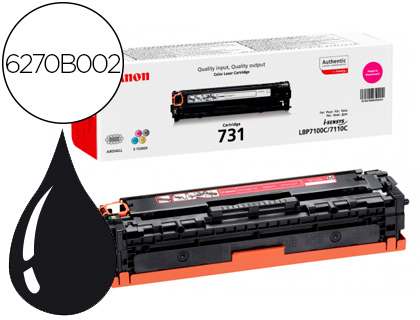 TONER LASER CANON 6270B002 COULEUR MAGENTA 1500P
