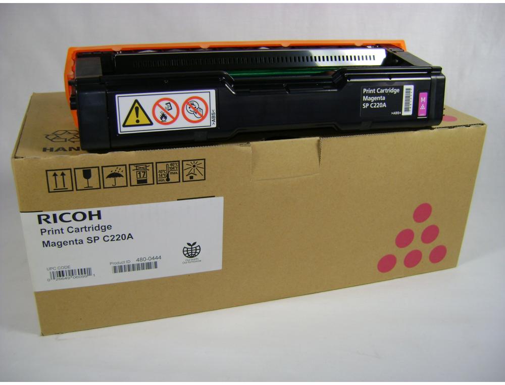 TONER LASER RICOH SP-C220E 406054 COULEUR MAGENTA 2000P     406054