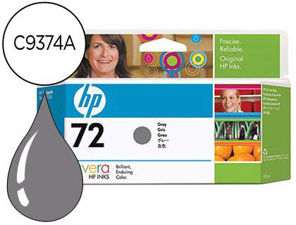 CARTOUCHE HP 72 JET D'ENCRE DESIGNJET SD PRO C9374A COULEUR GRIS 130ML