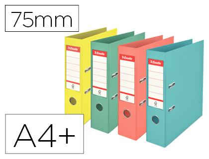 CLASSEUR LEVIER ESSELTE COLOUR'ICE A4 POLYPROPYLÈNE DOS 72MM
