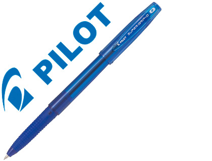 STYLO-BILLE PILOT SUPER GRIP G CAP POINTE FINE COLORIS BLEU