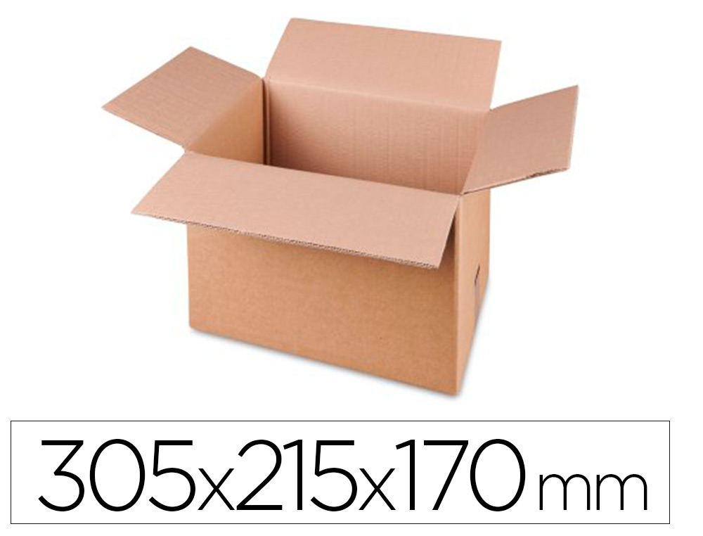 CAISSE  HAUTEUR VARIABLE ANTALIS CARTON ONDUL FOND AUTOMATIQUE PRDCOUPE AUX ANGLES 305X215X170MM