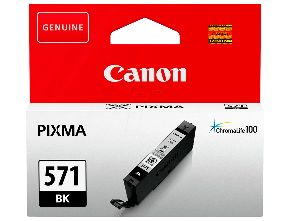 CARTOUCHE CANON JET D'ENCRE 0385C001-CLI-571BK COULEUR NOIR