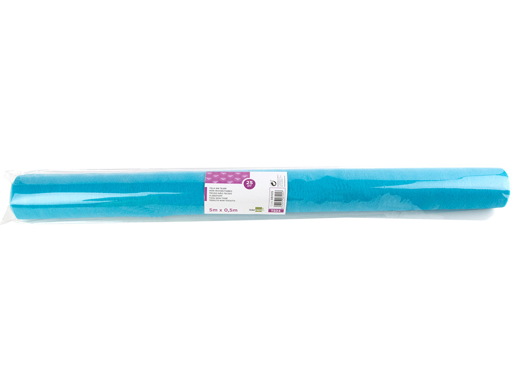 TISSU NON TISS LIDERPAPEL COSTUMES ACCESSOIRES CHEMIN DE TABLE ROULEAU 5X0.5M COLORIS BLEU CIEL