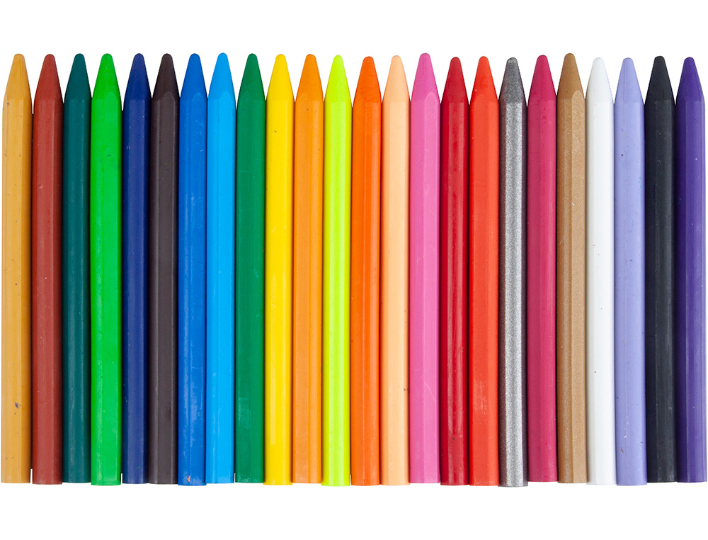 CRAYON CIRE LIDERPAPEL 115MM RSISTANT NON SALISSANT EFFAABLE TUI CARTON 24 UNITS