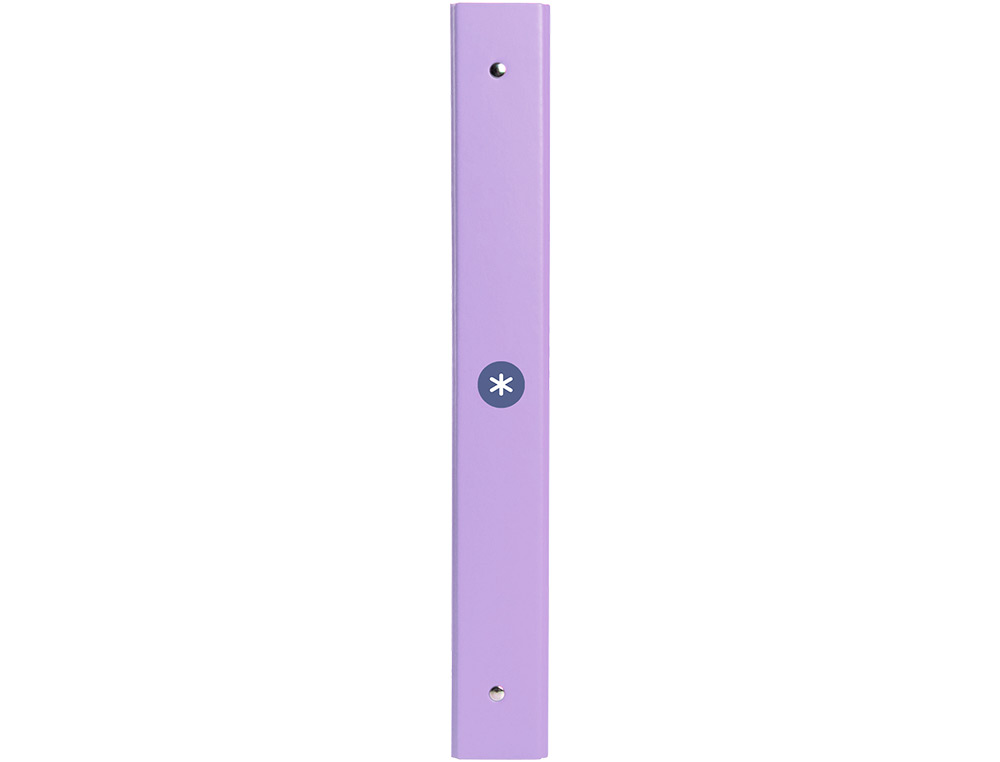 CLASSEUR ANTARTIK 4 ANNEAUX RONDS 25MM A4 CARTON REMBORDÉ COLORIS LAVANDE