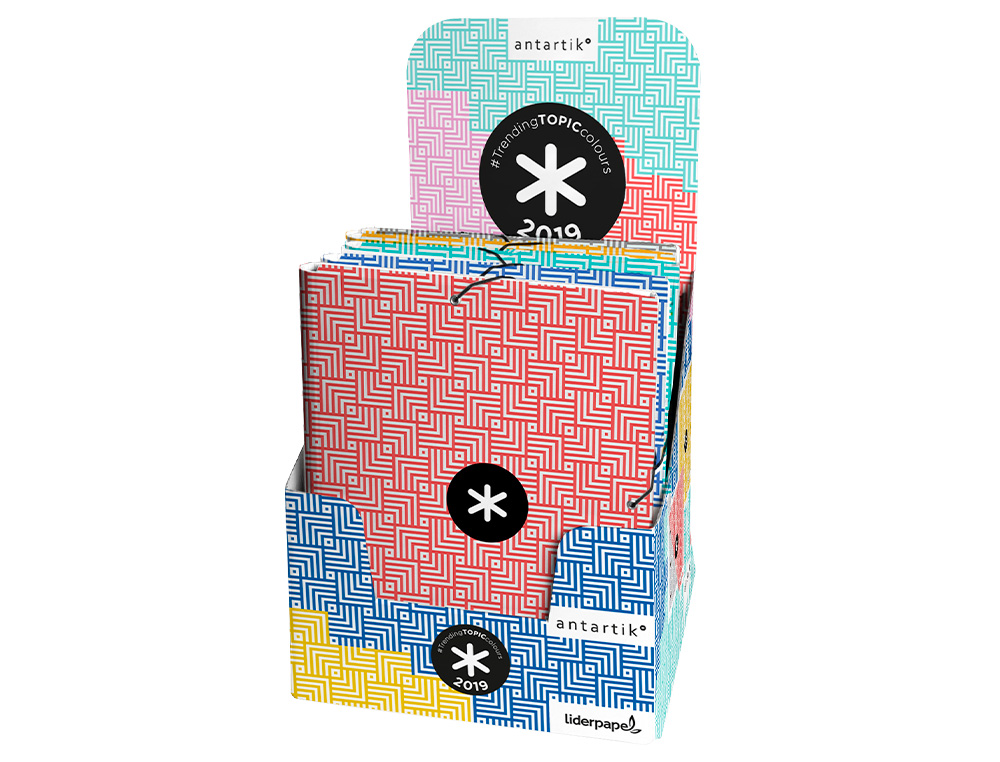 CHEMISE ANTARTIK CARTON RECOUVERT A4 3 RABATS ÉLASTIQUE TRENDING TOPIC 2019 COLORIS ASSORTIS