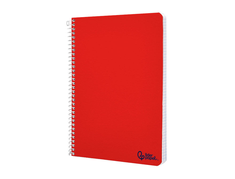 CAHIER SPIRALE LIDERPAPEL SERIE SMART COUVERTURE CARTONNEE A4 21X29,7CM 80F 60G/M2 5X5MM COIL-LOCK