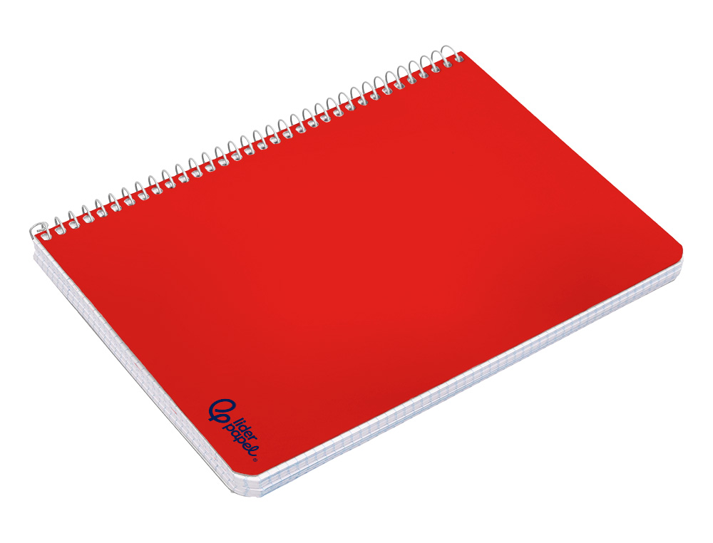 CAHIER SPIRALE LIDERPAPEL SERIE SMART COUVERTURE CARTONNEE A4 21X29,7CM 80F 60G/M2 5X5MM COIL-LOCK