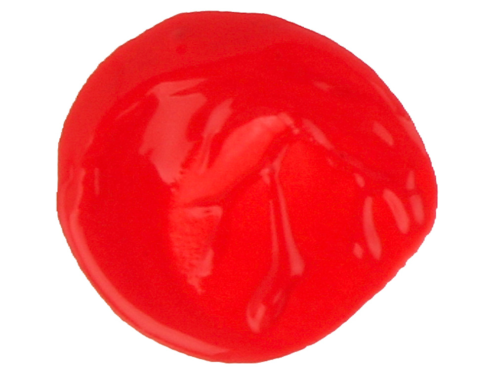 GOUACHE DOIGT LIDERPAPEL LIQUIDE LAVABLE BASE EAU      COLORIS ROUGE FLACON DE 125ML
