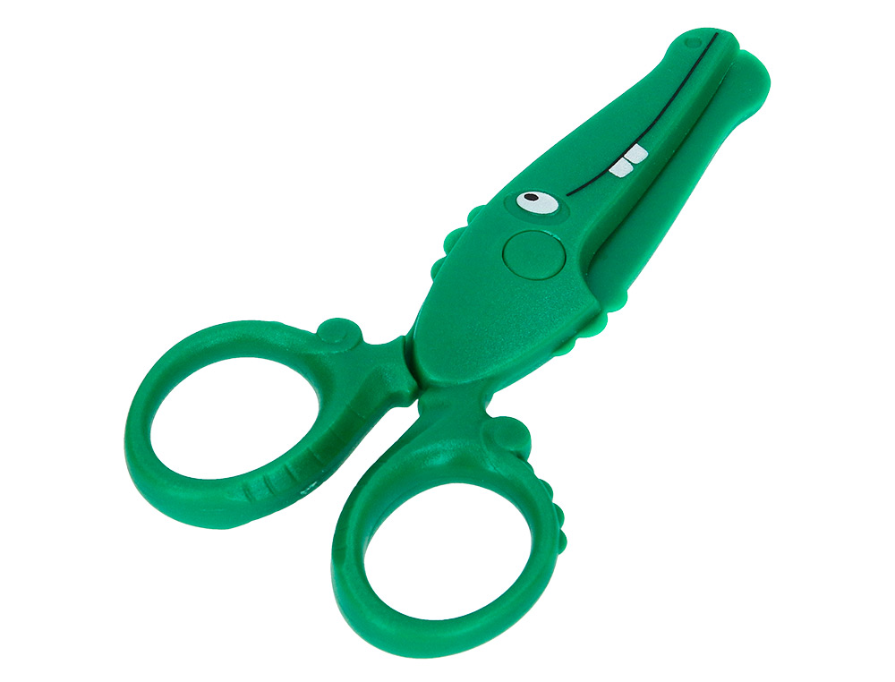 CISEAUX LIDERPAPEL 2-5ANS LAMES PLASTIQUES BOUTS RONDS NE COUPENT NI CHEVEUX NI VETEMENTS LONGUEUR 12CM