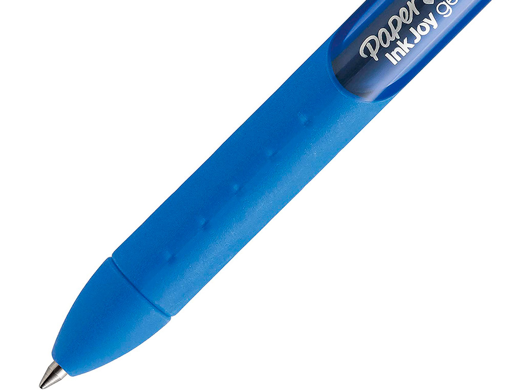 STYLO-BILLE PAPER MATE INKJOY GEL RTRACTABLE CRITURE MOYENNE 0.7MM ENCRE DOUCE GRIP COLORIS BLEU