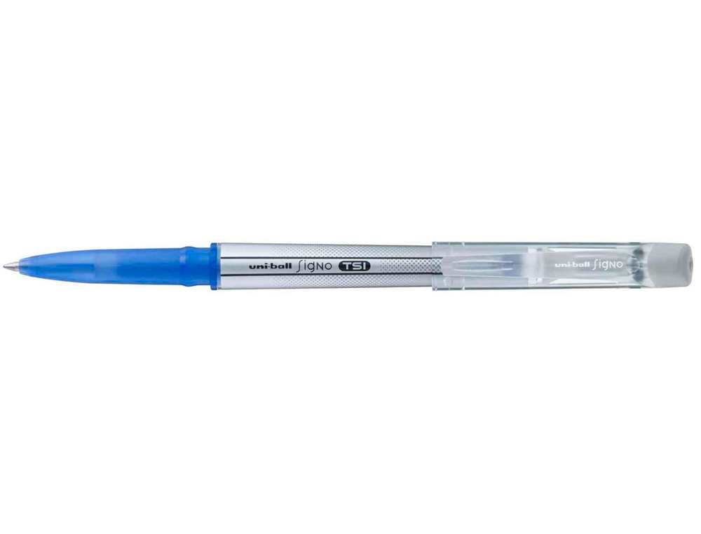 ROLLER UNIBALL TSI ENCRE GEL EFFAÇABLE POINTE MOYENNE TRACÉ 0.7MM COLORIS BLEU
