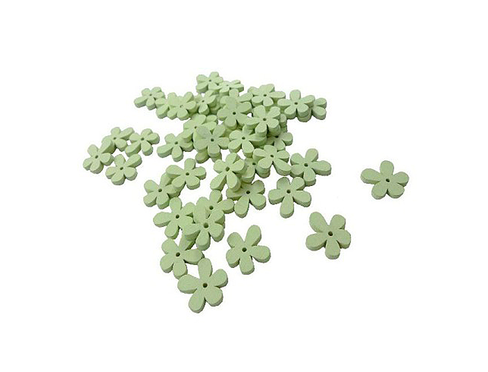 PERLE FORME FLEUR INNSPIRO BOIS NATUREL SACHET DE 100 UNITS