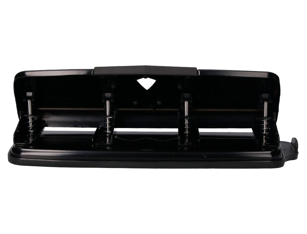 PERFORATEUR Q-CONNECT MÉTAL ET PLASTIQUE CAPACITÉ PERFORATION 16F 4 TROUS COLORIS NOIR 280X110MM