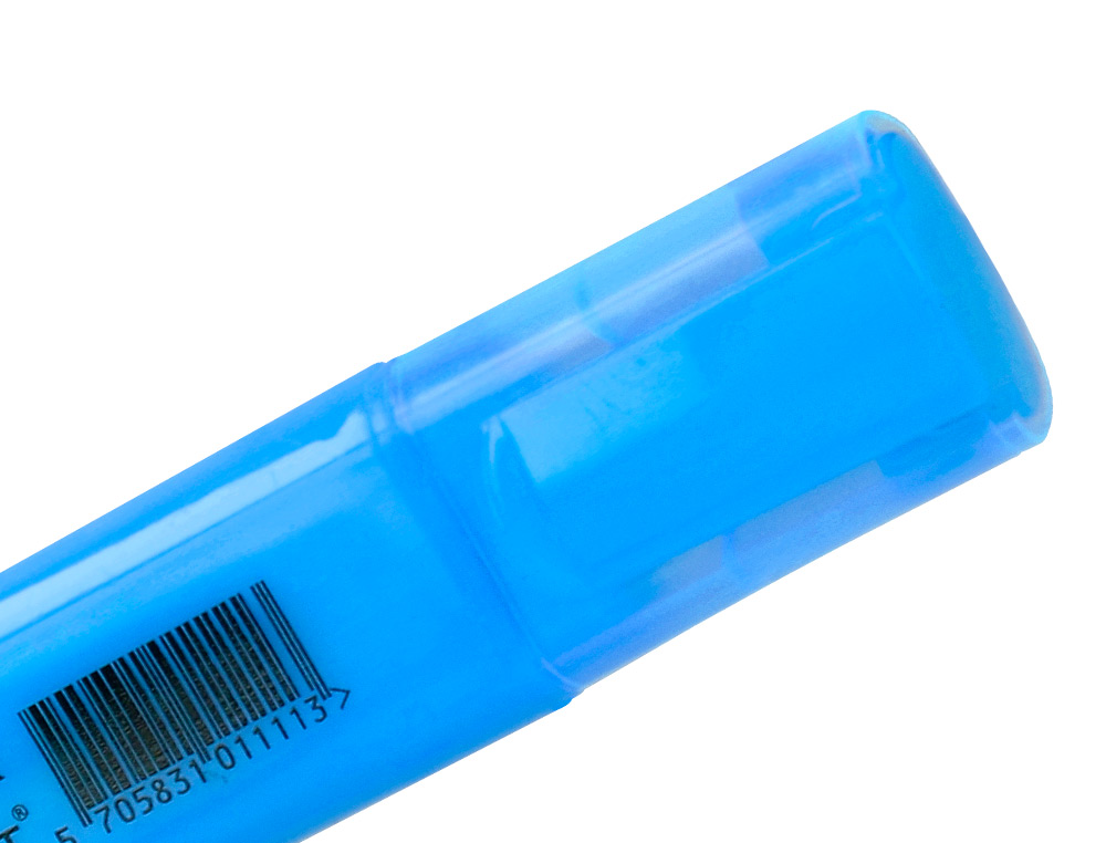 SURLIGNEUR Q-CONNECT TRACÉ 2/5 MM POINTE BISEAUTÉE COULEURS ÉCLATANTES BLEU