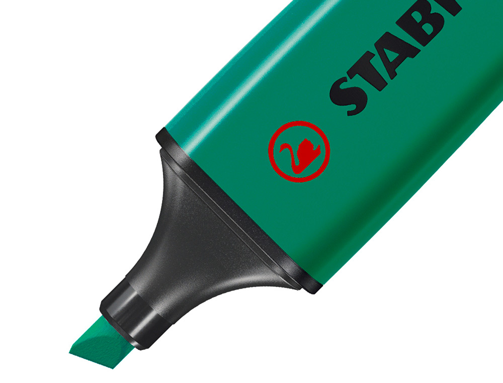 SURLIGNEUR STABILO BOSS TRACÉ 2/5MM POINTE BISEAUTÉE ENCRE UNIVERSELLE BASE EAU RÉSISTANTE LUMIÈRE COLORIS TURQUOISE