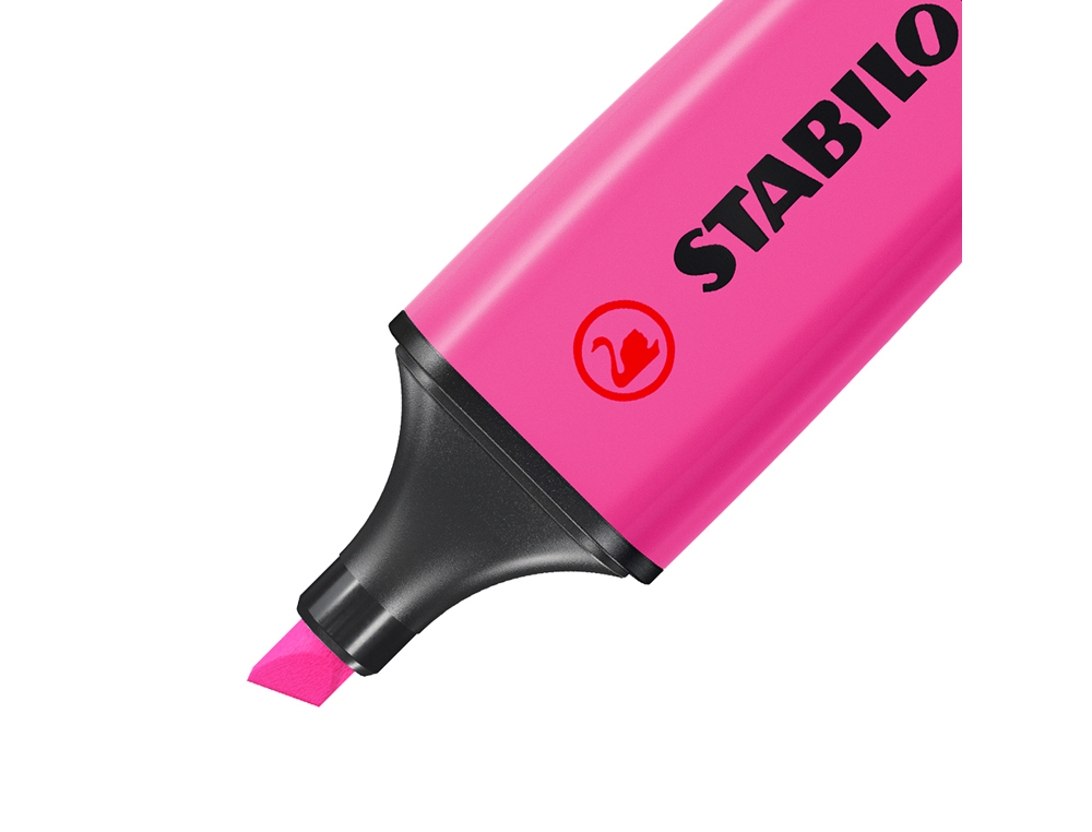 SURLIGNEUR STABILO BOSS TRACÉ 2/5MM POINTE BISEAUTÉE ENCRE UNIVERSELLE BASE EAU RÉSISTANTE LUMIÈRE COLORIS LILAS