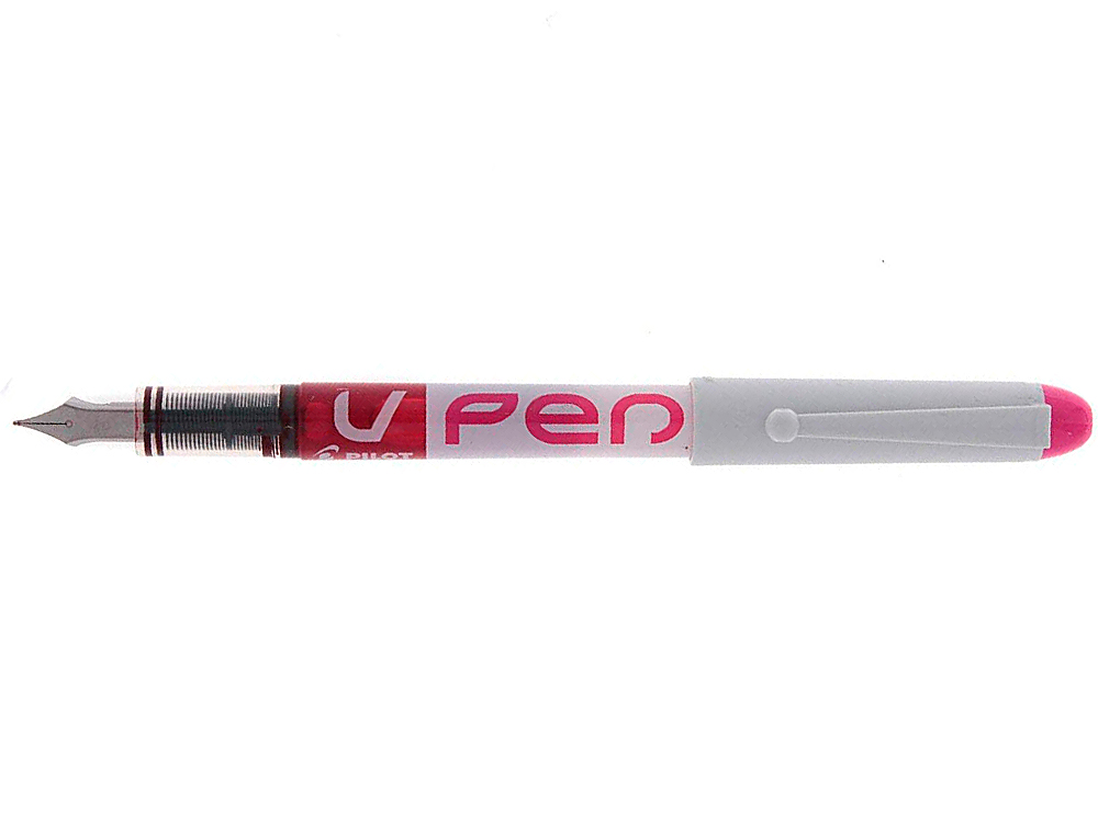 STYLO-PLUME PILOT V PEN JETABLE POINTE MOYENNE RGULATEUR DBIT ENCRE LIQUIDE VISIBLE COLORIS ROSE