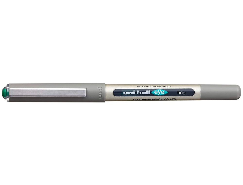 FEUTRE UNIBALL EYE UB157 ENCRE LIQUIDE PIGMENTATION RGULATEUR DBIT DOUBLE NIVEAU ENCRE VISIBLE VERT POINTE 0,7MM