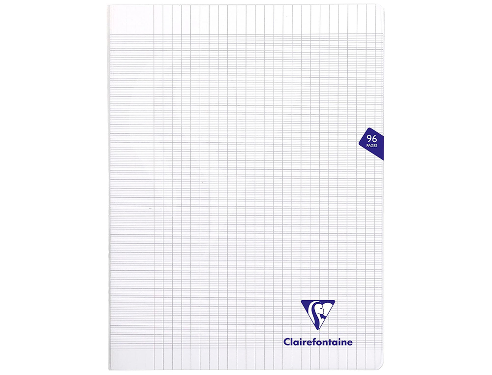 CAHIER PIQU CLAIREFONTAINE MIMESYS COUVERTURE POLYPROPYLNE A4+ 24X32CM 96 PAGES 90G RGLURE SYS INCOLORE